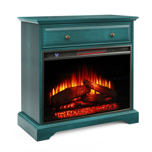 Canora Grey Vitiello TV Stand for TVs up to 32" with Electric Fireplace